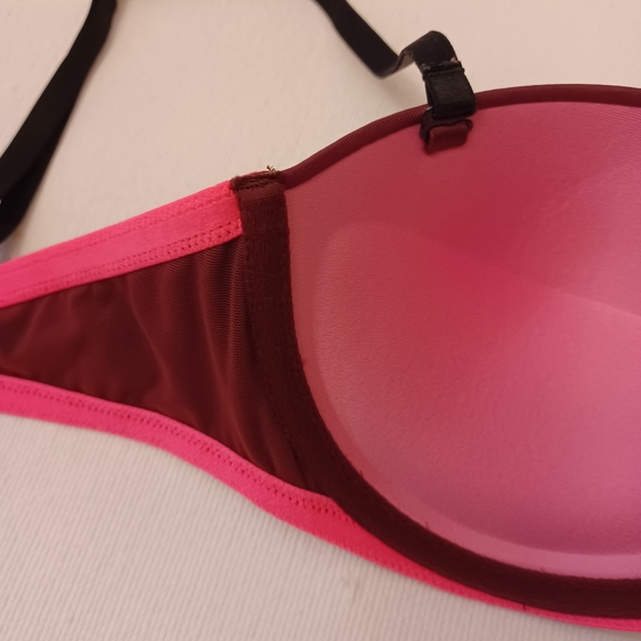 PINK Victoria's Secret Wear Everywhere Push Up Strapless Bra, 34C - Picture 9 of 13